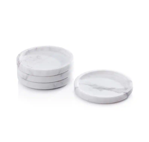 Marble <b>Coaster</b> Mats Heat Resistant Wholesale Hot Sale 100% Marble Stone <b>Drink</b> <b>Coasters</b> - Product Image 1