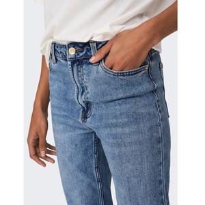 Jeans ajustados de mezclilla de cintura alta para mujer, transpirables, estilo sexy, los más vendidos, con bolsillos, de marca, oscuros, estilo boyfriend, al por mayor. - Product Image 5