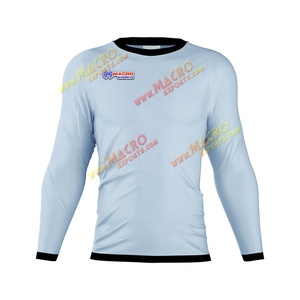 Long Sleeve Swim Rash Guard <b>Shirt</b> Surf Rashguard Two Piece Rash Vest for Unisex Ideal for <b>Swimming</b> and Surfing Activities - Product Image 1