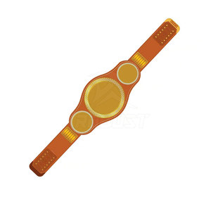 Cinturones de Campeonato con Placa Frontal Simple, Ligeros, de Cuero, Personalizables para Ganadores de Artes Marciales - Product Image 3