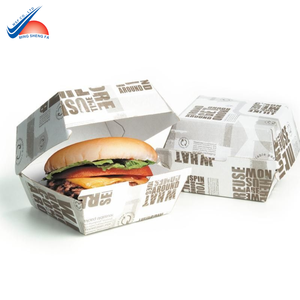 Boîte d'emballage Kraft Burger recyclée | Service d'impression personnalisée - Product Image 1