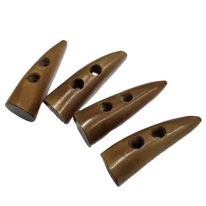 High Quality Round Cow Horn Color Blanks or Buttons buffalo horn color button blanks ox horn button blanks for 2 hole