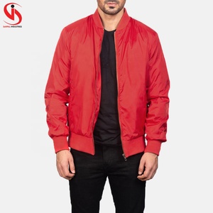 Chaqueta Bomber de Alta Calidad, Personalizada, de Secado Rápido, Impermeable, para Hombre, Ideal para Trabajadores de Reparto en Invierno, Color Rojo - Product Image 4