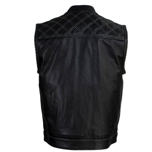 Chaleco de Cuero para Hombre, Diseño Único, en Oferta, Fabricación Económica, Transpirable, Material Suave y Liso, Lavable - Product Image 4