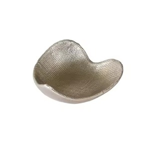 Objet décoratif, plat de service en métal, artisanat, bol à salade de fruits de luxe, vaisselle, bols, présentoir à bonbons et chocolats, bol rond de luxe - Product Image 3