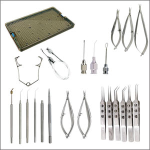 Juego de Instrumentos Oftalmológicos para Cirugía Ocular, Herramientas Microquirúrgicas de Acero Inoxidable para Cataratas, de Fábrica - Product Image 4