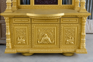 Templo de teca artesanal de gran tamaño para el hogar, calidad de exportación, Swaminarayan Pooja Mandir a precios de mayorista, fabricante en EE. UU. - Product Image 6