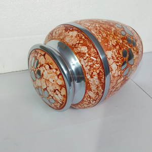 โกศโลหะสำหรับขี้เถ้าสุนัขและแมวโกศโลหะตีนทอง - Product Image 4