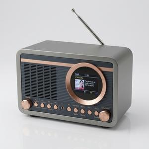 Digital Alarm <b>Clock</b> DAB Retro <b>Radio</b> Home Audio FM <b>Radio</b> - Product Image 4