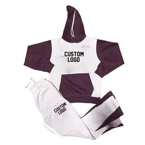 OEM ODM Luxury Streetwear Classic Pullover Tracksuit Unisex Custom One Hundred Percent Cotton Vintage Fleece Hoodie Sweatshirt P - Product Image 5