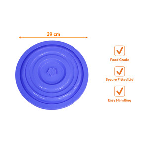 Contenedor de almacenamiento de ingredientes alimenticios de 35L con tapa hermética para restaurantes, cocinas y suministros de catering. - Product Image 5