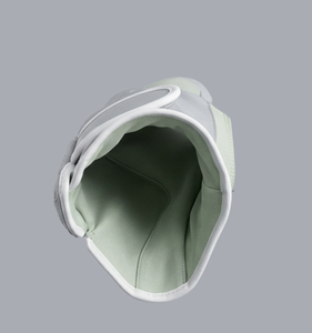 Gant de golf pour droitier en PU, antidérapant, fermeture auto-agrippante, unisexe, gris clair avec accents vert menthe, pour homme, pour l'extérieur - Product Image 4