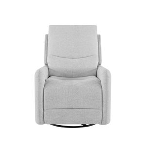 Sillón reclinable giratorio Dublin 30 en poliéster gris claro heathered - Product Image 5