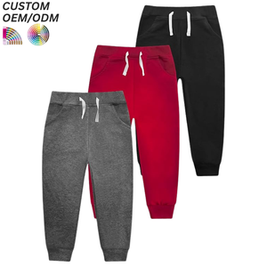 Pantalones de Algodón para Niños con Logotipo Personalizado, Pantalones Deportivos de Color Sólido, Chándal Infantil de Secado Rápido, ODM, Pantalones Casuales para Niños de Otoño y Primavera - Product Image 4