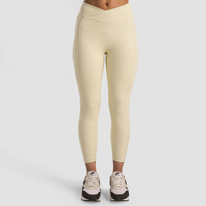 Pantalones de Yoga Personalizados para Mujer, de Cintura Alta, Talla Grande, Leggings Gruesos con Control de Abdomen y Bolsillos, Pantalones de Yoga de Compresión para Invierno - Product Image 1