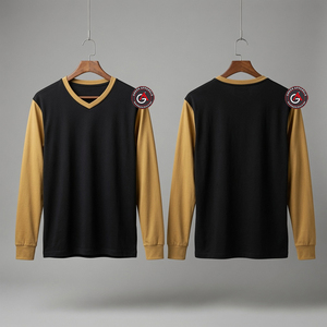 Alpha |   Phi |   T-shirt décontracté d'été en toile unie à manches longues Alpha Fraternity avec impression de logo personnalisé - Prix de gros usine - Product Image 4