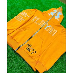 เสื้อฮู้ดปักลาย - เสื้อพูลโอเวอร์ผ้าฝ้ายฟลีซ 100% สำหรับผู้ชาย เป็นมิตรต่อสิ่งแวดล้อม - Product Image 2