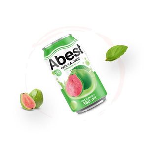 Bebida de jugo de guayaba fresca Abest en latas de 330ml con lo mejor de los refrescos vietnamitas - Product Image 3