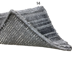 2025 luxe rayé Viscose tapis fait à la main doux brillant paillettes tapis Style moderne pour chambre et décor à la maison salon - Product Image 1