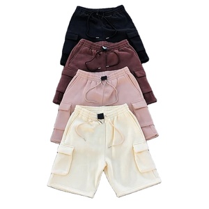 2025 Custom <b>Men's</b> Summer Sweat <b>Shorts</b> 100% Cotton French Terry Jogger Printed Plain Cargo <b>Shorts</b> <b>Mesh</b> Fabric for Swimwear - Product Image 3