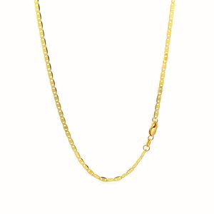 Cadena de Eslabones Marineros de Oro Amarillo de 10k, 2.3mm, Cadena y Brazalete Modernos - Product Image 3