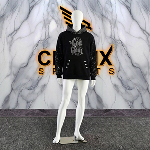 CLOVIX SPORTS Sudadera con Capucha Personalizada al por Mayor para Hombre, 100% Algodón, Sudadera con Capucha Bordada con Estampado Puff, Fabricante - Product Image 3