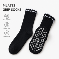Chaussettes de Pilates antidérapantes à doigts complets, respirantes, élastiques et douces pour Reformer, Yoga, Barre, Danse, pour femmes, avec logo personnalisé, marque privée, en gros