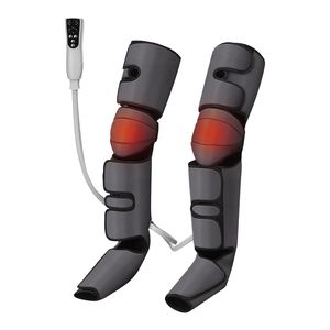 Massaggiatore per Gambe a Compressione d'Aria a Doppia Azione con 2 Livelli di Riscaldamento per Ginocchia, 3 Modalità e Intensità per Braccia e Vita - Product Image 1