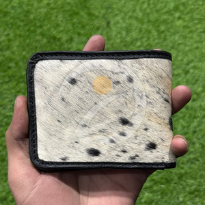 Portefeuille de luxe fait main pour homme en cuir véritable avec finition texture cuir de vachette pour usage quotidien - Product Image 5