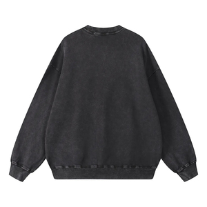 Sweat-shirt personnalisé pour homme, lavé, à manches longues, effet vieilli, unisexe, 100% coton, style vintage, pour l'extérieur - Product Image 4