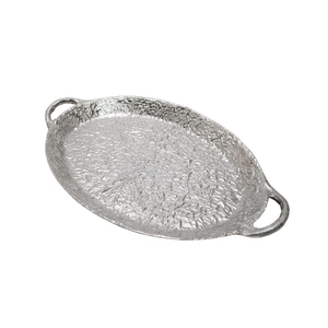 Bandeja de Servicio Rectangular Blanca, Elegante Bandeja de Servicio de Metal, Nuevo Diseño, Bandeja Decorativa para Servir Alimentos para Uso en Restaurantes - Product Image 2
