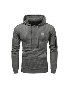 Sudadera con Capucha de Forro Polar para Hombre, de Alta Calidad, al por Mayor, de Talla Grande, con Logotipo Personalizado Impreso por Transferencia de Calor, Marca GAF - Product Image 6