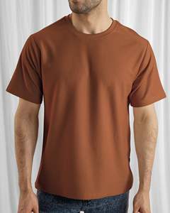 เสื้อยืดคอกลมแขนสั้นผู้ชาย ผ้าพรีเมียม สีพื้นเรียบ รับสกรีนโลโก้ ขายส่ง - Product Image 1
