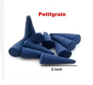 Conos naturales Petitgrain Suministro al por mayor de conos de incienso de la mejor marca (azul) - Product Image 1