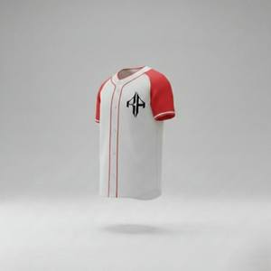 Maillot de baseball pour homme de haute qualité, respirant, séchage rapide, imprimé numériquement, 100 % polyester, col en V, manches courtes, toutes tailles - Product Image 6