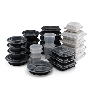 Contenant jetable à clapet de 7 pouces, enrichi en minéraux, avec charnière et double languettes avant, ventilé, micro-ondable, sans BPA, pour plats à emporter - Product Image 3