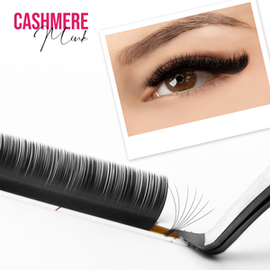 ถาดขนตา Charmlash คุณภาพสูง ถาดขนตาแคชเมียร์สีดำ ขนมิ้งค์สีดำ ขนตาขายดี ปราศจากการทารุณสัตว์ สีดำธรรมชาติ คลาสสิก - Product Image 1