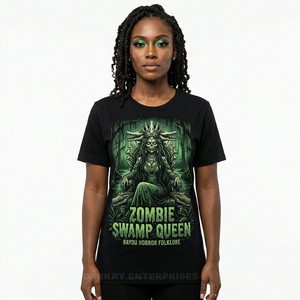 เสื้อยืดผู้หญิงลายกราฟิกแบบวินเทจสไตล์โกธิค พิมพ์ลายสกรีน ผ้าฝ้าย สตรีทแวร์ ขายส่ง - Product Image 4