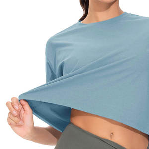 Último Diseño, Top Corto Liso Personalizado para Mujer, Camisetas de Moda para Mujer 2026 - Product Image 6