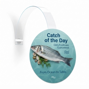 Étiquette publicitaire promotionnelle en PVC écologique sans BPA de qualité alimentaire pour rayonnage de supermarché, présentoir de vente au détail, panneau publicitaire, marqueur d'étagère POS - Product Image 3