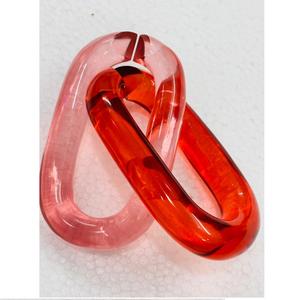 Maillons de chaîne en résine, chaîne à maillons en résine, maillons de chaîne en polyrésine, maillons de chaîne en résine acrylique, maillons de chaîne en résine décoratifs - Product Image 2