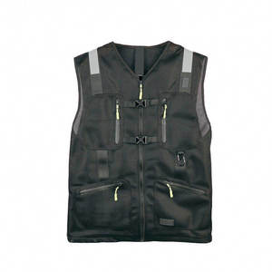 Chaleco de Motociclismo Cordura para Hombre, Chaleco Textil Resistente a la Abrasión para Senderismo, Camping y Deportes de Aventura - Product Image 1