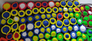 Lámpara de Aceite Diya de Arcilla Hecha a Mano, Forma Redonda, Ecológica, Portátil, Marca GLOBAL para Actividades Religiosas, Diseño Multicolor - Product Image 3