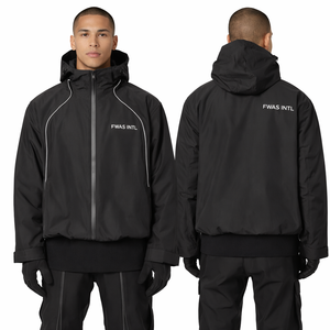 Chaqueta impermeable ligera de nailon Defender para entrenamiento de fútbol, abrigo deportivo con patchwork, cortavientos impermeable para exteriores, chaquetas para hombre. - Product Image 6