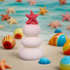 Sea Urchin Starfish Ocean Aromatherapy Candle <b>Baking</b> Cake Gypsum Candle <b>Silicone</b> Mold - Product Image 3