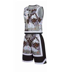 Uniforme de baloncesto de verano transpirable de alta calidad 100% poliéster |   Conjunto Deportivo Clásico Talent Sports |   Color y forma de larga duración - Product Image 3
