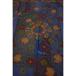 ผ้าห่มปักลายโบโฮ คันธา ซูซานี ทำมือ ผ้าฝ้ายวินเทจลายดอกไม้ เป็นมิตรกับสิ่งแวดล้อม ซักได้ ใช้ได้ทุกฤดู ผ้าคลุมเตียงอินเดีย ผ้าคลุมบ้าน - Product Image 1