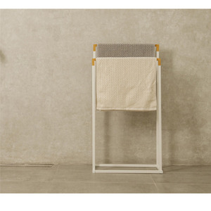 MIT Housewares Porte-serviettes double en bambou de luxe Meubles de rangement modernes avec cadre en métal disponibles en gros pour les ménages - Product Image 5