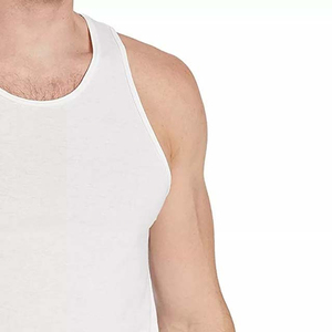 Débardeurs Blancs Sans Manches pour Hommes – Vente en Gros, Vêtements de Sport et Fitness, Tenues de Gym, Grande Vente, 220g Polyester, Décoration Imprimée - Product Image 6