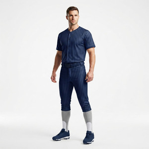 Uniforme de Béisbol Deportivo Personalizado OEM, Ropa Deportiva Premium para Equipos, Manga Corta, Sublimado, 100% Poliéster Transpirable - Product Image 1